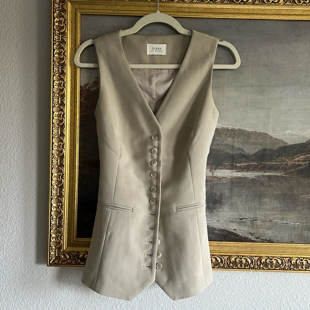 DISSH Celine Pebble Longline Vest